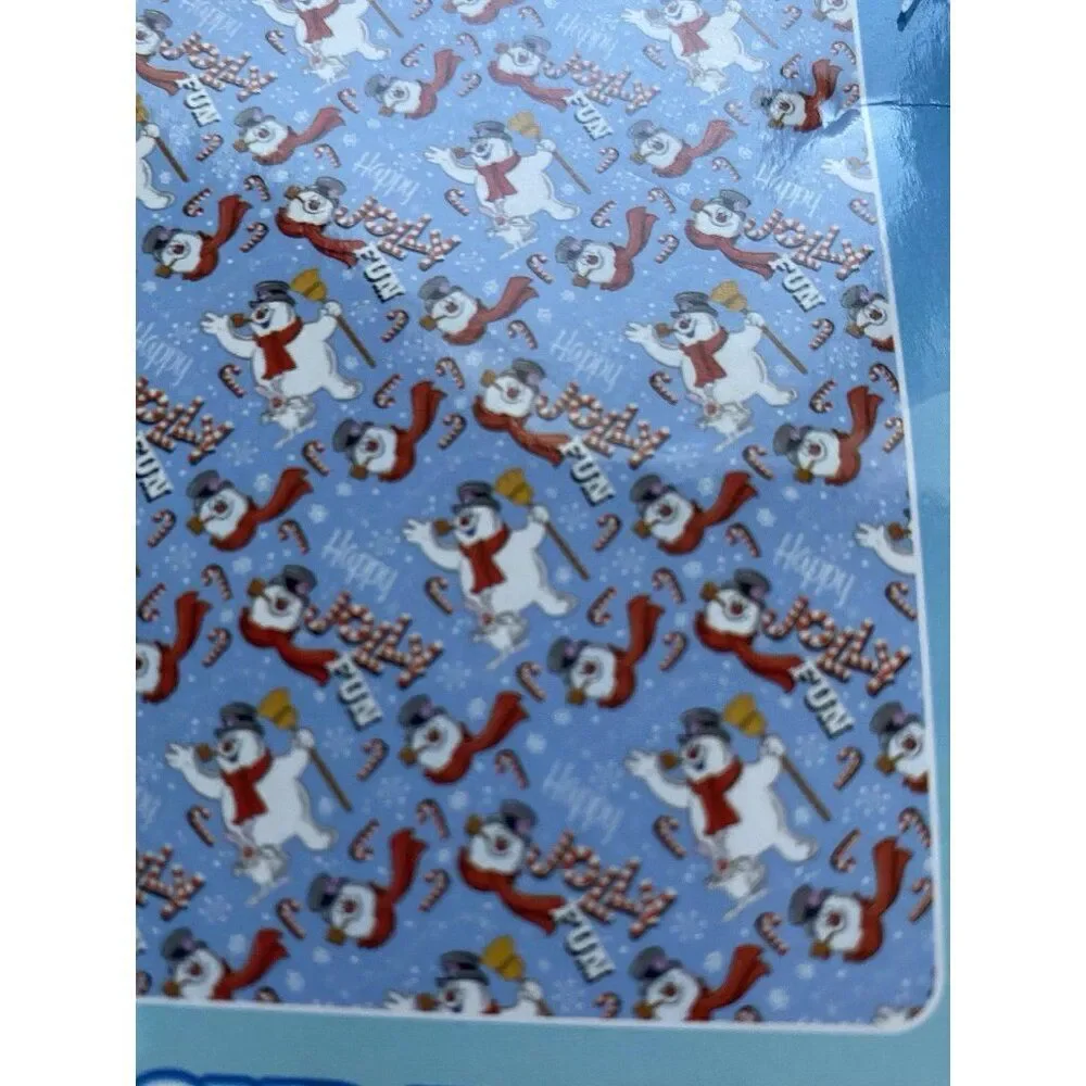 Christmas Frosty‎ The Snowman Jolly Fun Cloud Throw Blanket 60 X 70” Candy Cane